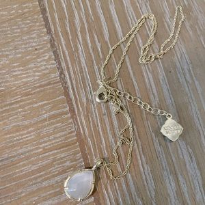 Kendra Scott Kiri Teardrop Necklace (opaque)